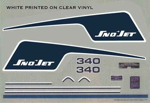 1976 Sno-Jet Astro SS Decal Kit