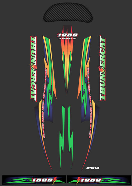 1999 Thundercat Arctic Cat Decal Kit
