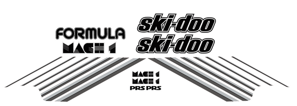 1989 Ski Doo Mach 1 Decal Kit