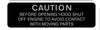Arctic Cat CAUTION BEFORE OPENING Decal
