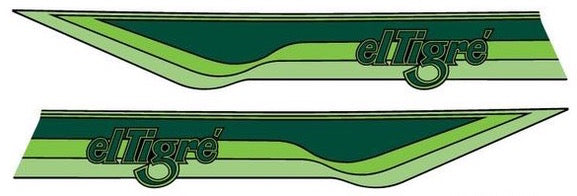 1981 Arctic Cat El-Tigre Hood Decals