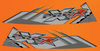 2004 Polaris XR 800 Main Hood Dome Coated Decals