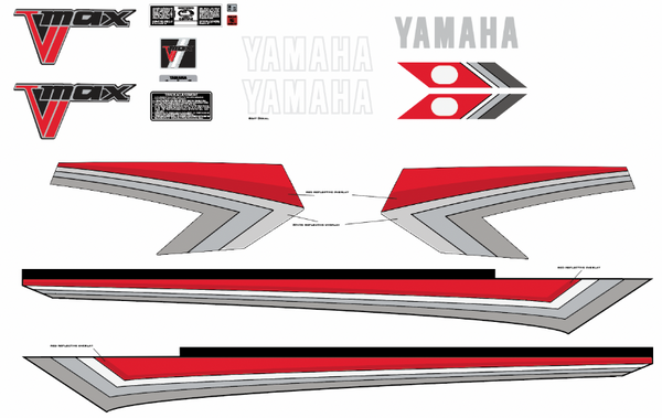 Yamaha 1983 V-Max Decal Kit