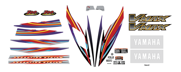 2000 Yamaha V-Max 700 Decal Kit