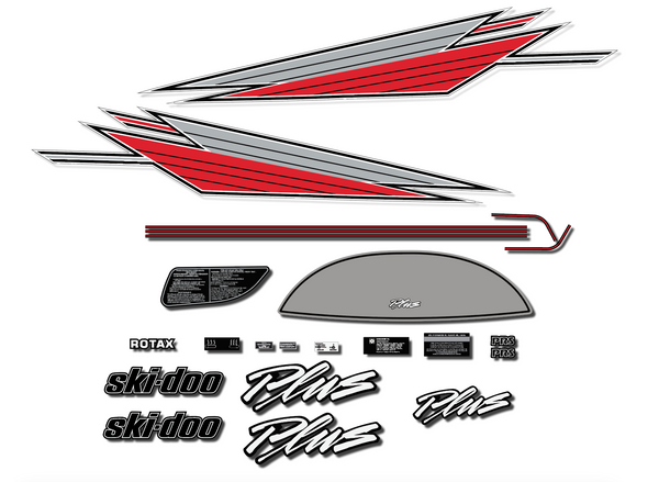 1992 Ski Doo Plus Decal Kit