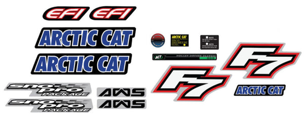 2003 Arctic Cat Firecat Patriot Edition Assorted Small Decals