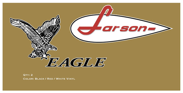 1966 Larson Eagle Hood Decals