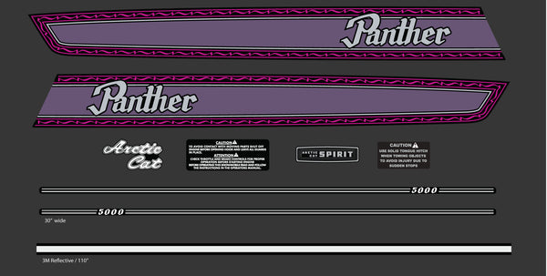 1978 Arctic Cat Panther 5000 Decals