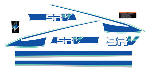 1991 Yamaha SRV Decal Kit