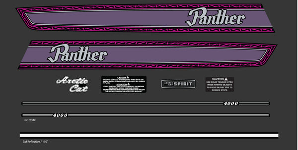1978 Arctic Cat Panther 4000 Decals