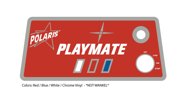 1971 Polaris Playmate 175 Dash Decal - NOT WANKEL