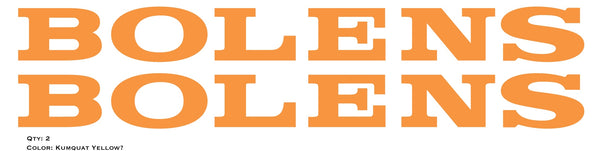 1971 Bolens Tunnel Decals