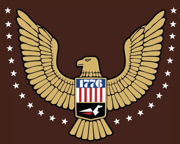 1976 Johnson Bicentennial 650 Hood Eagle Decal