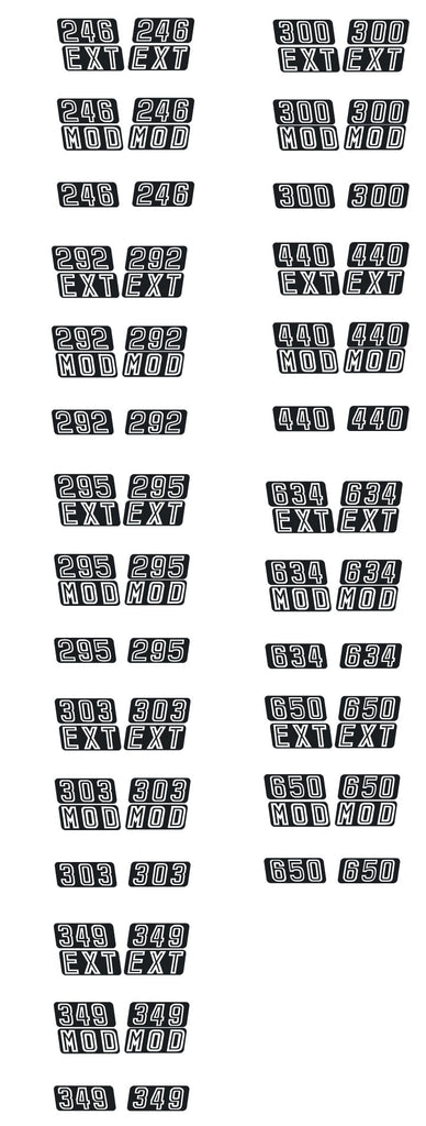 1971 Arctic Cat Puma Big Mouth Engine Size Decals – The Sled Printer