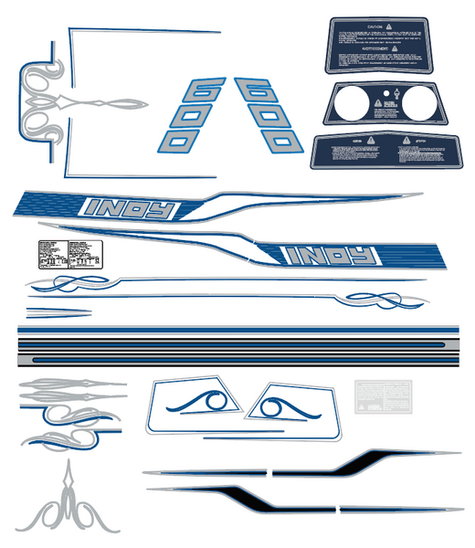 1986 Polaris 600 Indy LE Decal Kit