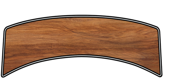 1978 Arctic Cat Pantera Fan Cooled Wood Grain Dash Decal
