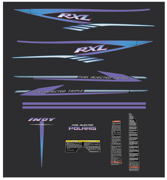 1995 Polaris RXL Decal Kit