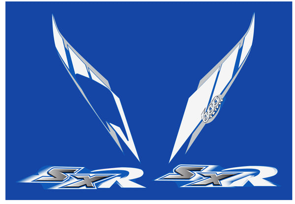 2002 Yamaha SRX 600 Triple Hood Decals