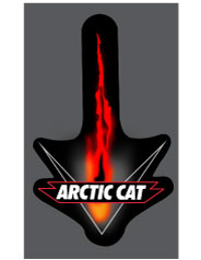 2001 Arctic Cat Thundercat Hood Crest Decal