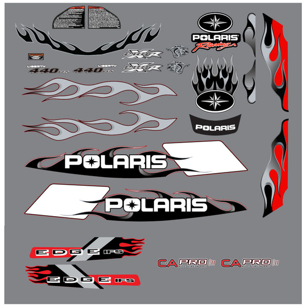 2004 Polaris Pro XR Decal Kit