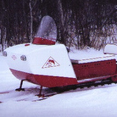 1965 Arctic Cat Hood Decals