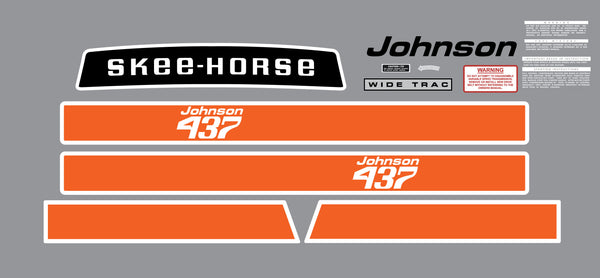 1970 Johnson  Ski-Horse Decal Kit