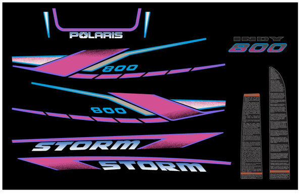 Polaris 1995 Indy Storm Decal Kit