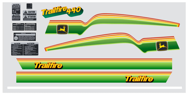 1979 John Deere Trailfire 440 Decal Set