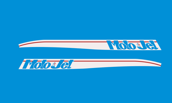 1972 Moto Jet Hood Decals