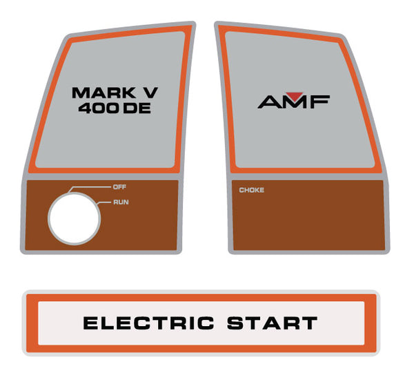 AMF Ski Daddler Mark V 400DE Dash Decals