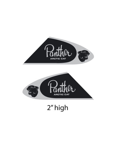 1968 Panther small logo  (reflective)