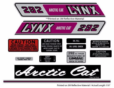 1972 Arctic Cat Lynx Set