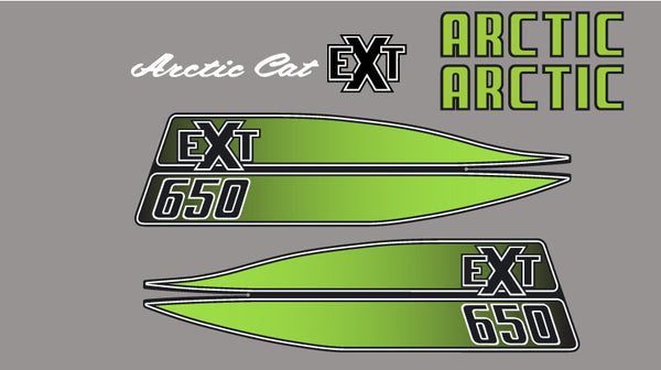 1973 Arctic Cat EXT 650 Porter Decal Set