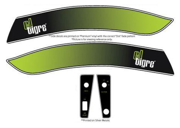 1973 Arctic Cat El Tigre Hood and Dash Decals
