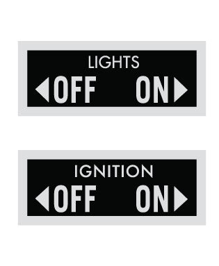Arctic Cat 1965 Ignition and Lights Decal