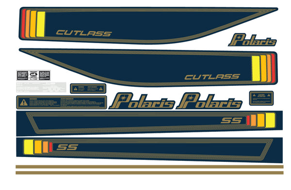 1981 Polaris Cutlass SS Decal Kit