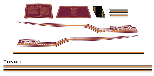 Polaris 1985 Indy Trail Decal Kit