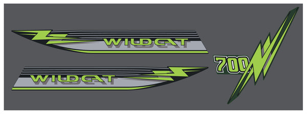 Arctic Cat 1991 Wildcat Hood Decal Kit