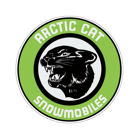 Arctic Cat '72 Lime Green Logo Deal (10")