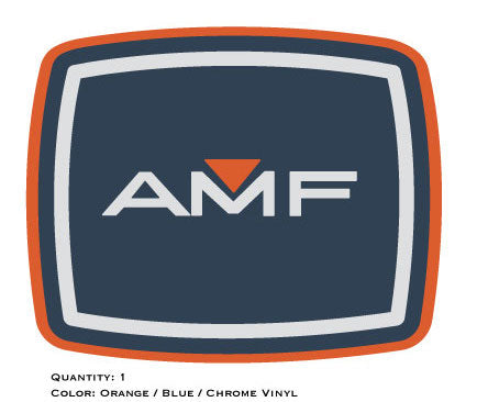 AMF Ski Daddler 1300 Front Hood Logo Decal