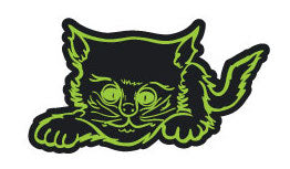 1975-79 Arctic Cat Kitty Cat Green Decal