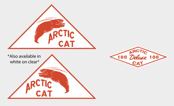 1965 Arctic Cat Hood Decals