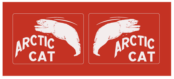 1964 Arctic Cat Decal Kit