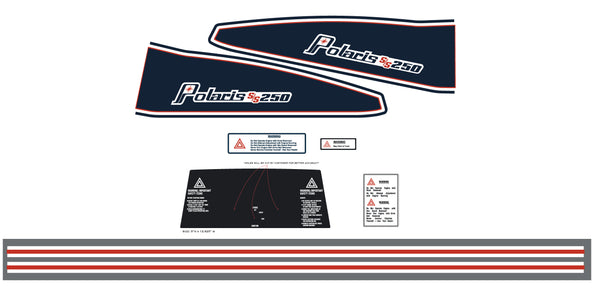 1975 Polaris Colt 250SS Decal Set