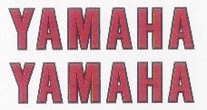 1976 Yamaha SRX Headlight Cowling Decals