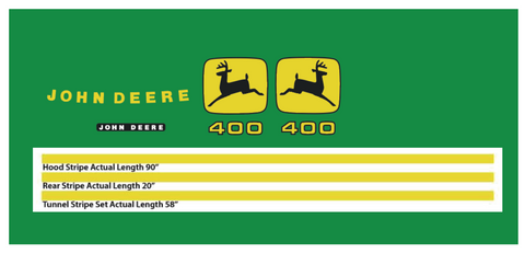 1973 John Deere Decal Set