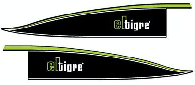 1975 Arctic Cat El-Tigre Z Hood Decals