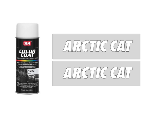 Arctic Cat 1990"s Seat Stencil + Paint