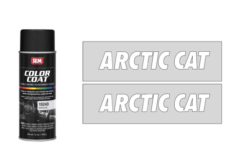 Arctic Cat 1990"s Seat Stencil + Paint