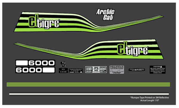 1979 Arctic Cat El Tigre Decal Kit